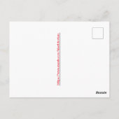 レッドノーズ祈マティス風変わりクリスマス葉書 ポストカード (裏面)