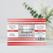 レッドハイスクールクラスレディオン入場チケット 招待状 (スタンド正面)