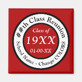 レッドハイスクール懇親会お土産アイディアANY COLORS マグネット (正面)