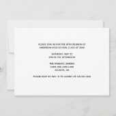 レッドハイスクール懇親会カスタムパーティー 招待状 (裏面)