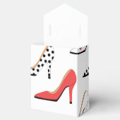 レッドハイヒール水玉模様グラム フェイバーボックス (オープン)