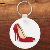 レッドハイヒール靴 キーホルダー (正面)