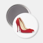 レッドハイヒール靴 マグネット (正面/裏面)