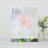 レッドハイビスカスカスタムレターヘッド レターヘッド (スタンド正面)