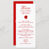 レッドハイビスカスディナーメニュー メニュー (正面/裏面)