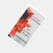 レッドハイビスカスフローラ植物写真 (コーナー)