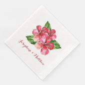 レッドハイビスカス結婚トロピカル (コーナー)