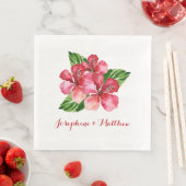 レッドハイビスカス結婚トロピカル (インサイチュ)