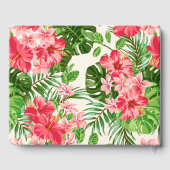 レッドハイビスカス葬儀記念ゲストブック ゲストブック (裏面)