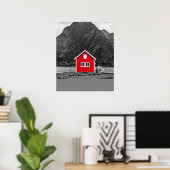 レッドハウスカラーポップ・アートのダウンロードと ポスター (ホームオフィス)