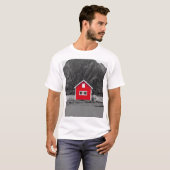 レッドハウスカラーポップ・アートの Tシャツ (正面フル)