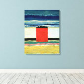 レッドハウス1932年 キャンバスプリント (インサイチュ (ウッドフロア))