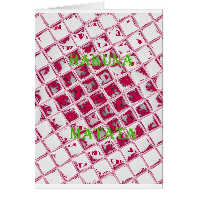 レッドハクナマタタスタイル (正面)