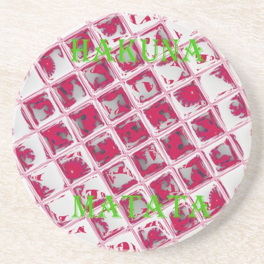 レッドハクナマタタスタイル コースター (正面)