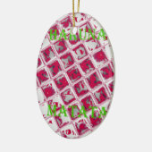 レッドハクナマタタスタイル セラミックオーナメント (左)