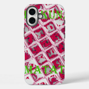 レッドハクナマタタスタイル iPhone 16 PLUSケース