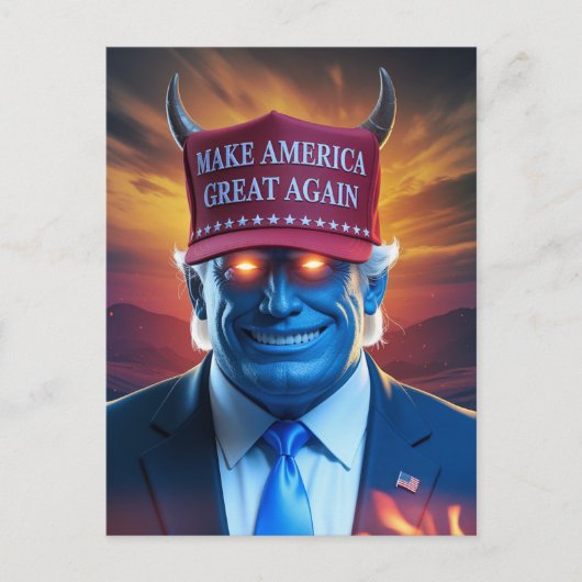 レッドハットの悪魔 ポストカード (正面)
