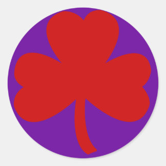 レッドハットクローバー ラウンドシール