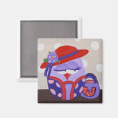 レッドハットフクロウ磁石 マグネット (正面/裏面)