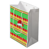 レッドハットメリークリスマス抱き枕 ミディアムペーパーバッグ (正面アングル)