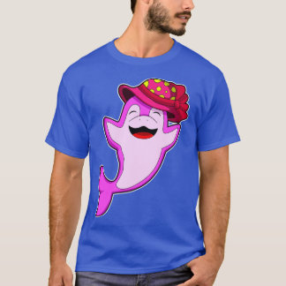 レッドハット付きイルカ Tシャツ