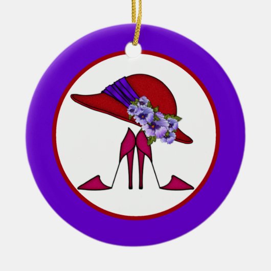 レッドハット2 セラミックオーナメント (正面)