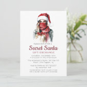レッドハット&スカーフシークレットサンタクリスマスパーティー 招待状 (スタンド正面)