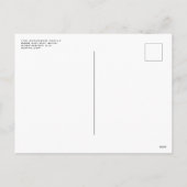 レッドハッモダンプホリデーズカスタムファミリーフォトイヤー シーズンポストカード (裏面)