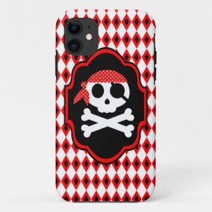 レッドハロウィーン海賊ゴシック電話ケース iPhone 11 ケース
