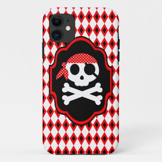 レッドハロウィーン海賊ゴシック電話ケース Case-Mate iPhoneケース (裏面)