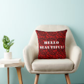 レッドハロービューティフル装飾用クッション クッション (椅子)