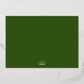 レッドハンドレタージョイゴールドフォイルホリデーカード 箔シーズンカード (裏面)