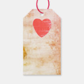 レッドハーツ ヴァレンタイン ラブ ギフトタグ (裏面)