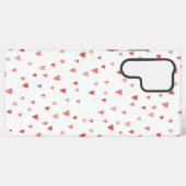 レッドハートのスマホケース SAMSUNG GALAXYケース (裏面横)