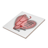 レッドハートスクールナース タイル (側面)