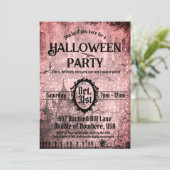 レッドハ不気味ウス幽霊のよく出るハローウィンパーティ 招待状 (スタンド正面)