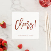 レッドハ素朴ンドレタリング結婚応援 スタンダードカクテルナプキン (インサイチュ)