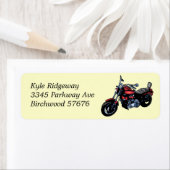 レッドバイク差出人住所ラベル ラベル (インサイチュ)