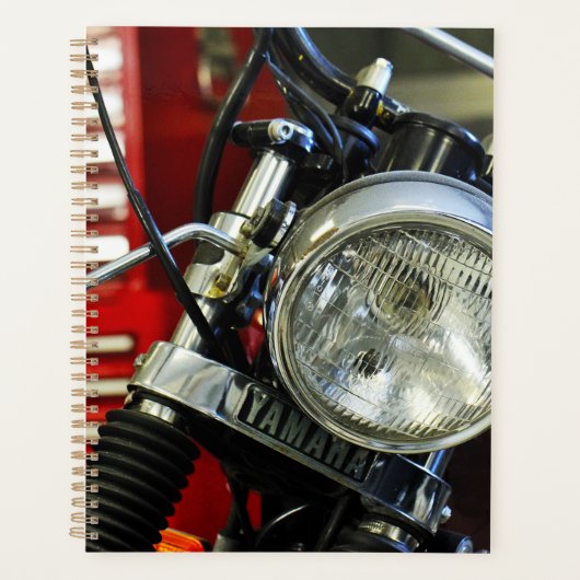 レッドバイク用バイクガレージ プランナー手帳 (正面)