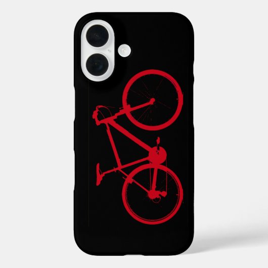 レッドバイク、サイクリング Case-Mate iPhoneケース (裏面)