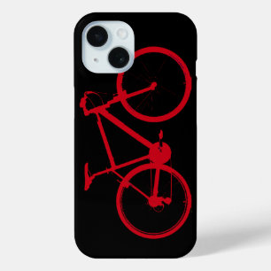 レッドバイク、サイクリング iPhone 15ケース