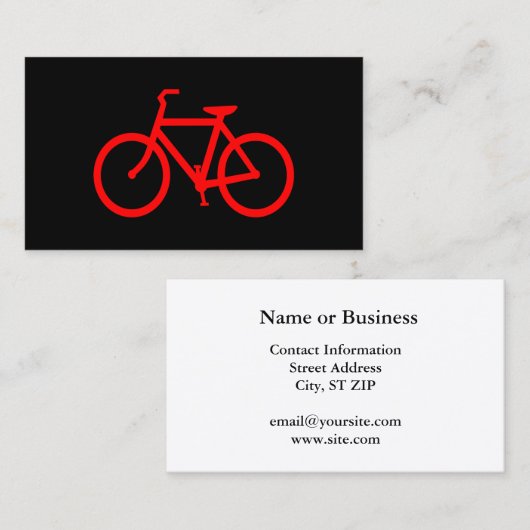 レッドバイク 名刺 (正面/裏面)