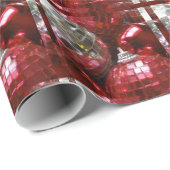 レッドバウブルラッピング紙 ラッピングペーパー (ロールコーナー)