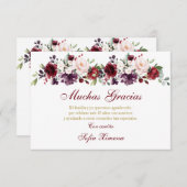 レッドバタフライキンセアニラ サンキューカード (正面/裏面)