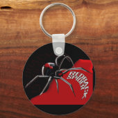 レッドバックスパイダー キーホルダー (正面)
