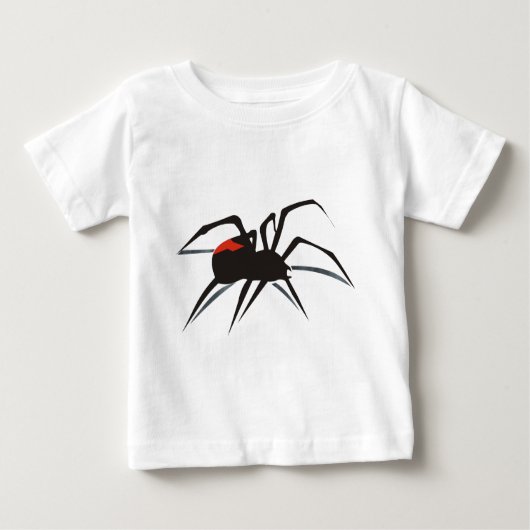 レッドバックスパイダー ベビーTシャツ (正面)