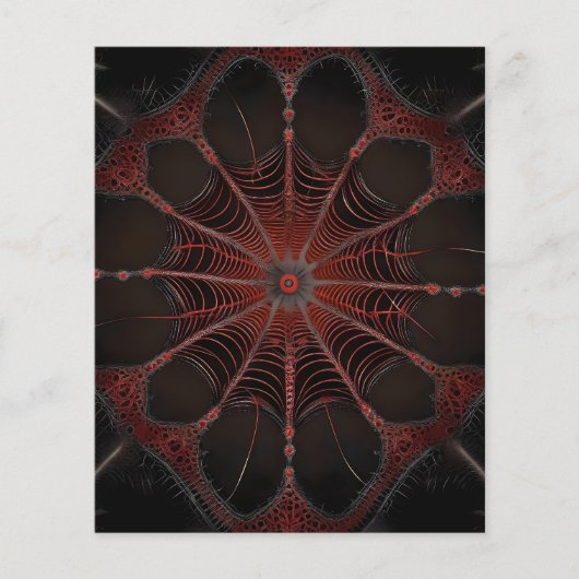 レッドバック・スパイダーフラクタルアート チラシ (正面)