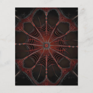 レッドバック・スパイダーフラクタルアート チラシ