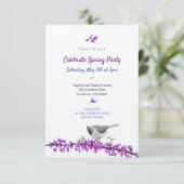 レッドバッドの春のパーティー招待状 招待状 (スタンド正面)