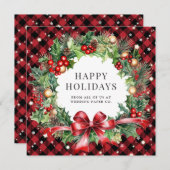 レッドバッファロープレイドスターズホリーベリービジネス シーズンカード (正面/裏面)